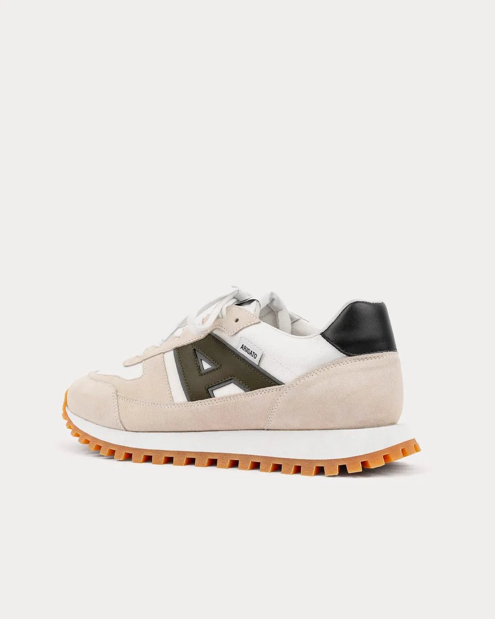 Aeon Runner Beige / Sage Green Low Top Sneakers