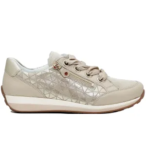 Ara Ladies Osaka Lace Up Zip Side Sneaker