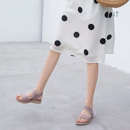 Cuzcare Flat Arch Support Lovely Summer Footwear Sturdy Cushion Women Orthopedic Sandals