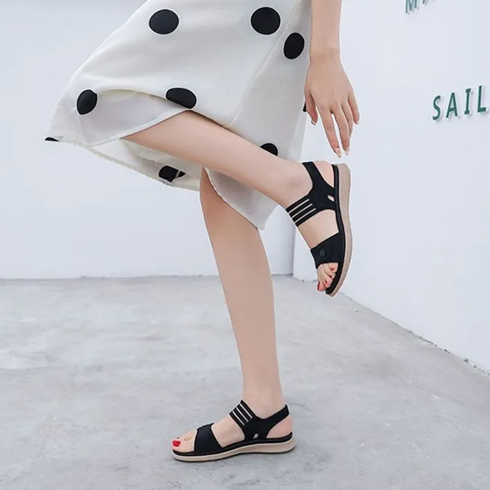 Cuzcare Flat Arch Support Lovely Summer Footwear Sturdy Cushion Women Orthopedic Sandals