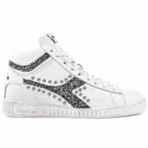 Diadora Game L High con Glitter e Borchie