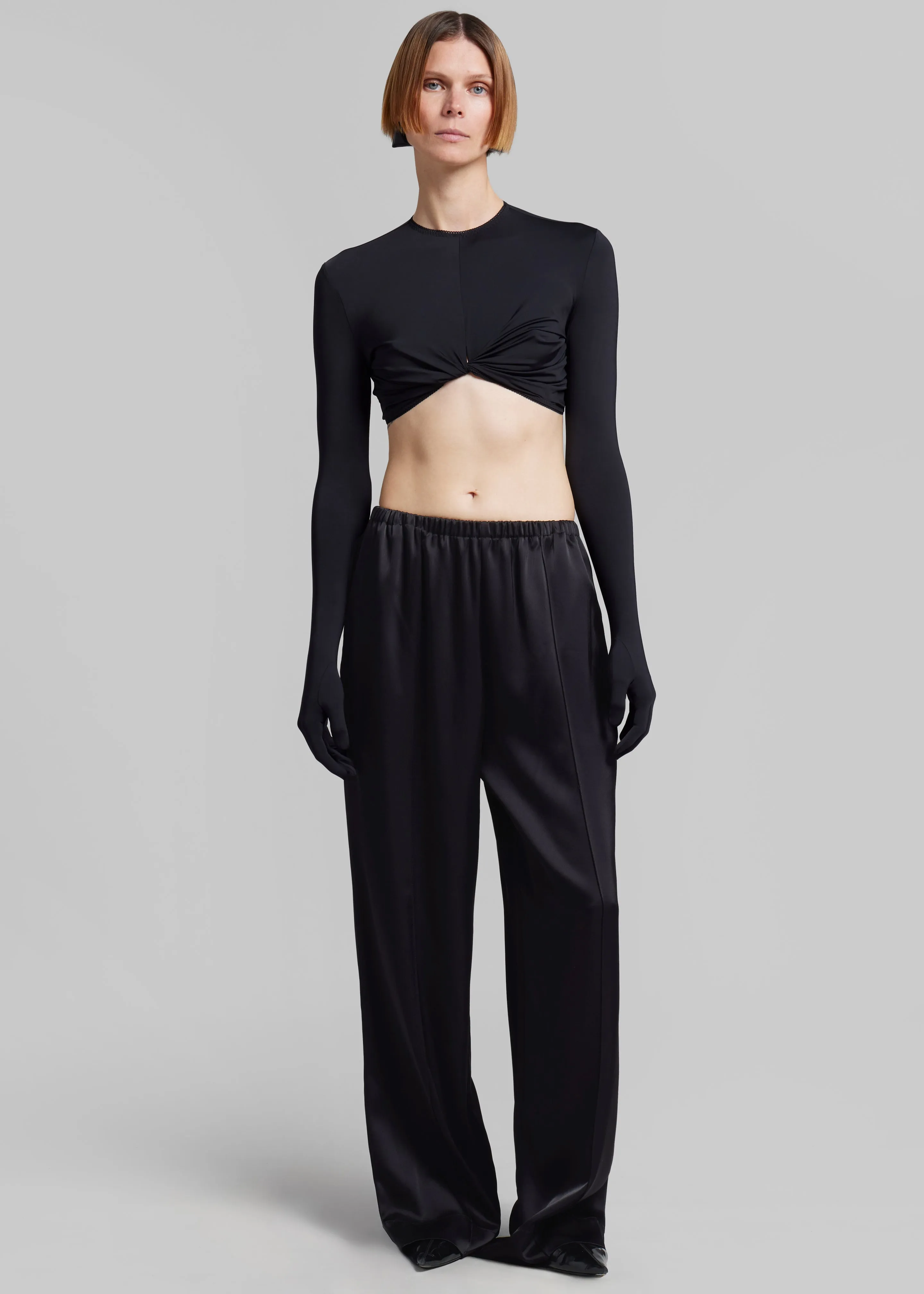 Esse Studios Classico Tuck Pants - Black