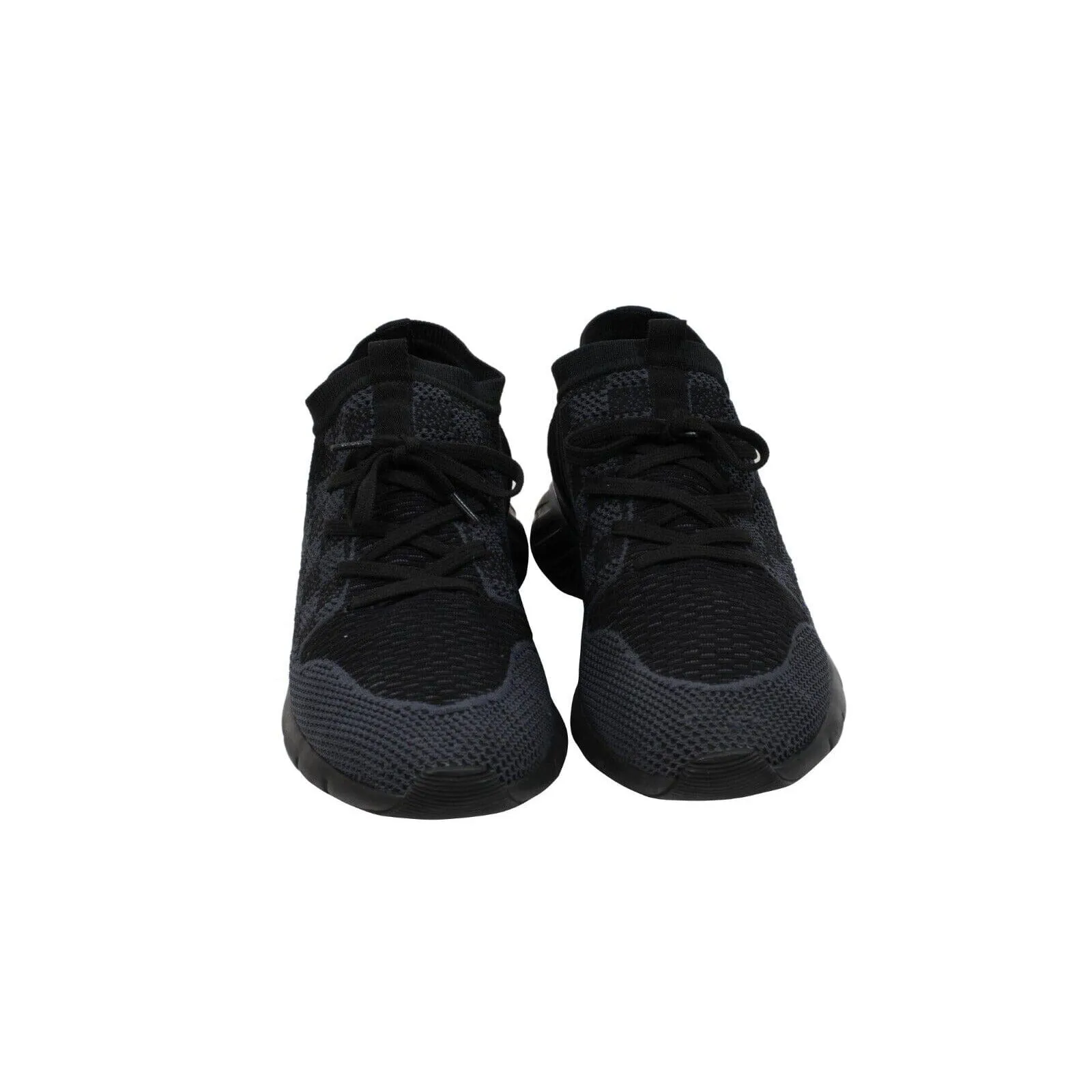 Fastlane Sneakers Black Grey Damier Knit Trainers