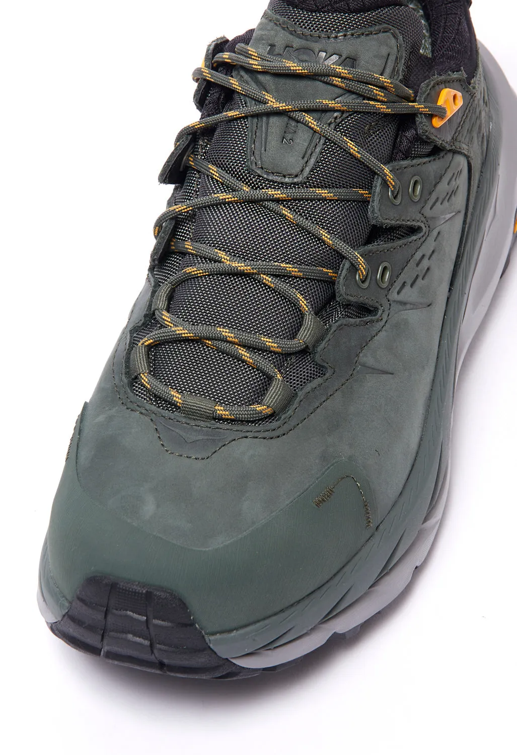 Hoka Kaha 2 Low GORE-TEX Men's Shoes - Thyme / Radiant Yellow