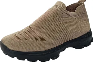 Ladmiple Walking Shoes Women Comfort Slip On Sneakers Tennis Workout Gym Shoes Non Slip Fashion Running Athletic Shoes