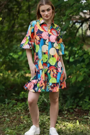 Maude Vivante Zara Dress - Fruit Forest