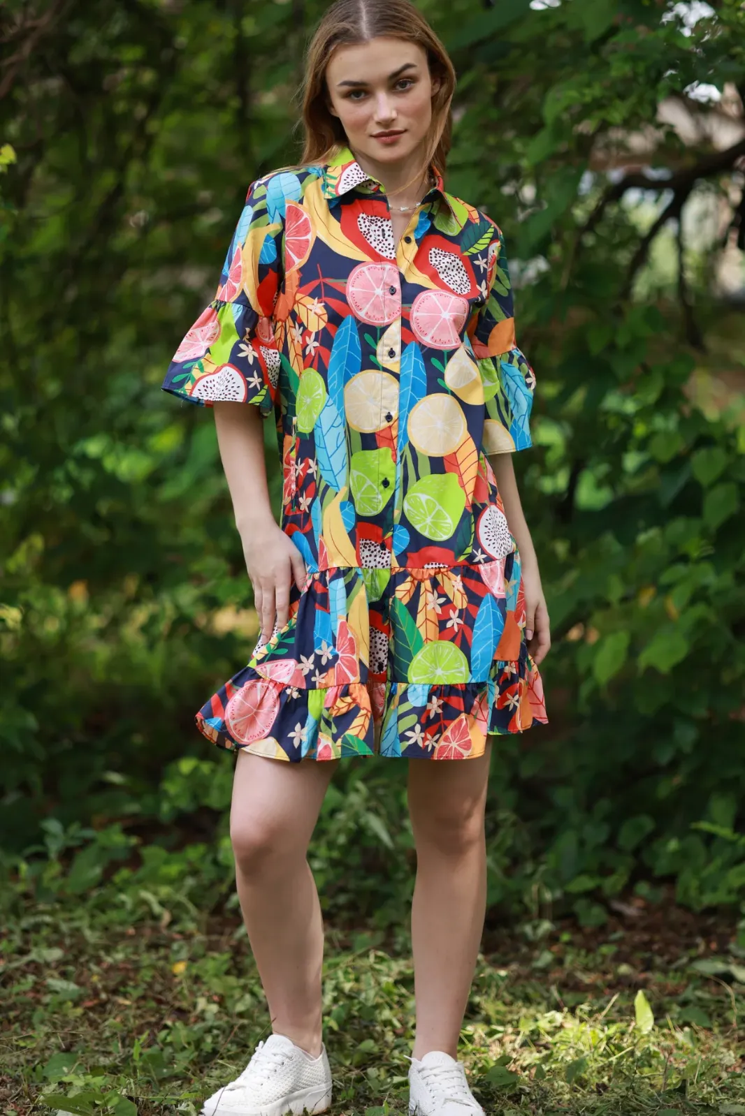 Maude Vivante Zara Dress - Fruit Forest