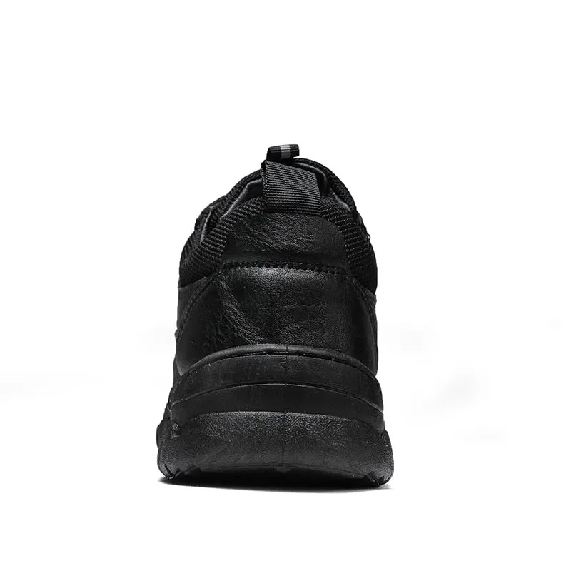 Men's Low Cut Leather Hiking Shoes
