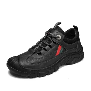 Men's Low Cut Leather Hiking Shoes