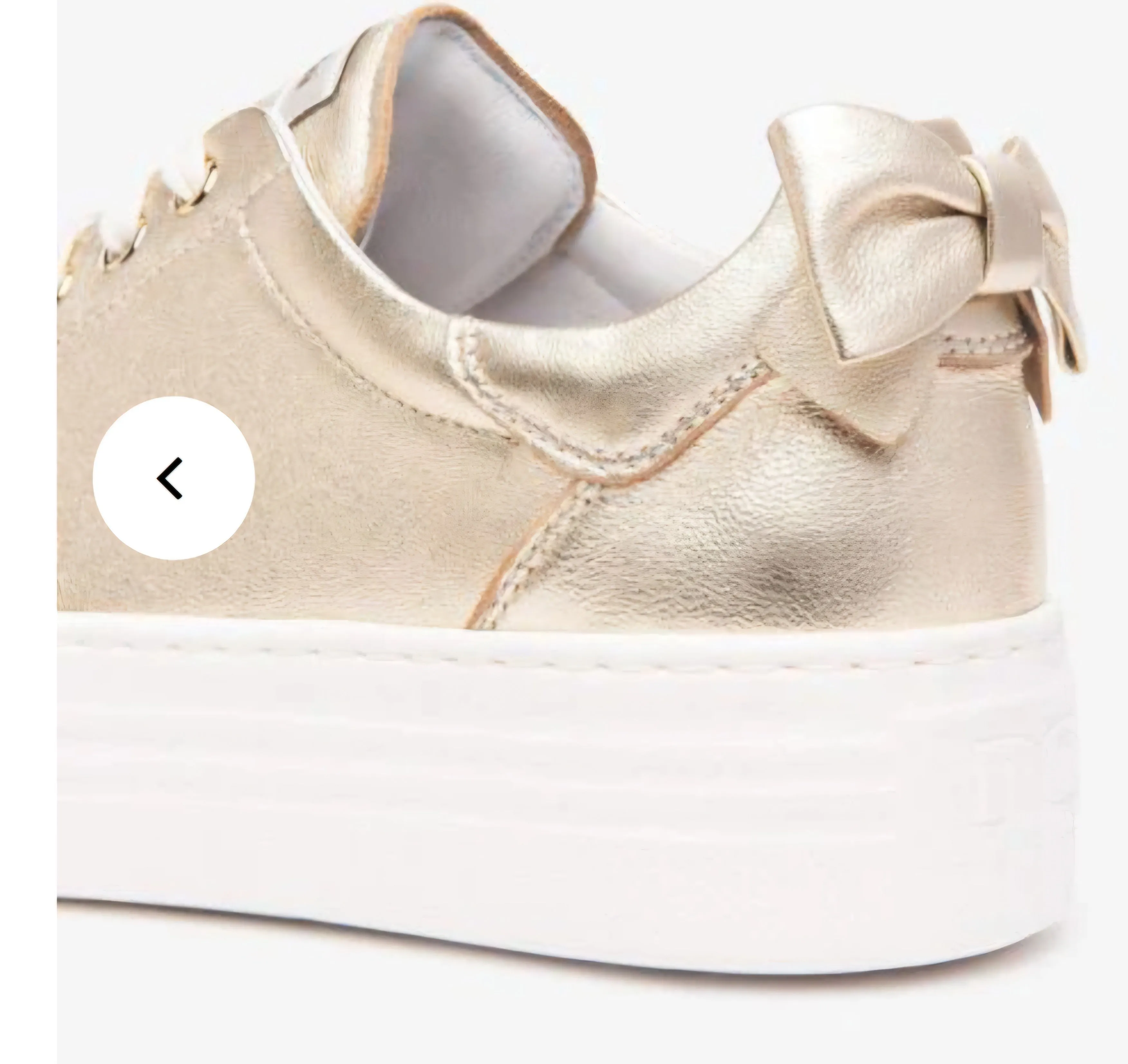 NeroGiardini Gold Bow Trainer