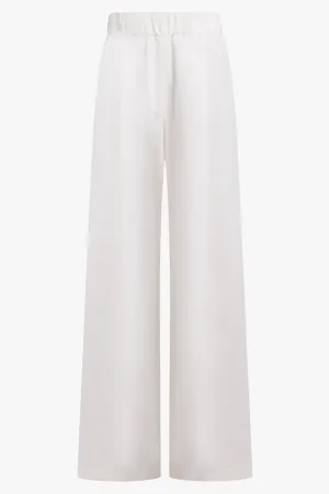 Pila Wide Leg Pant | White