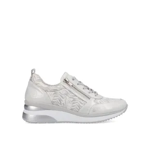 Remonte Ladies Wedge Heel Lace Up Sneaker