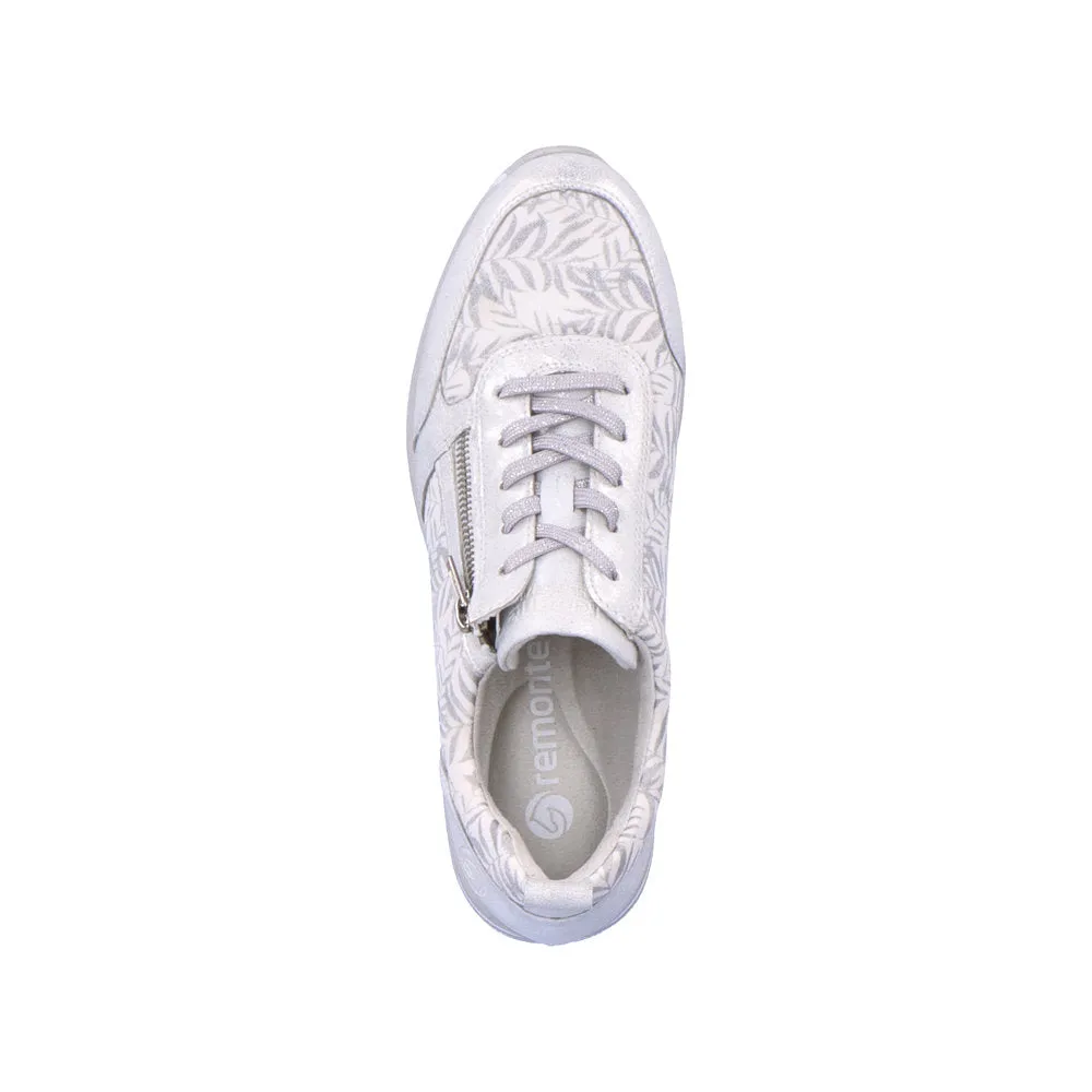 Remonte Ladies Wedge Heel Lace Up Sneaker