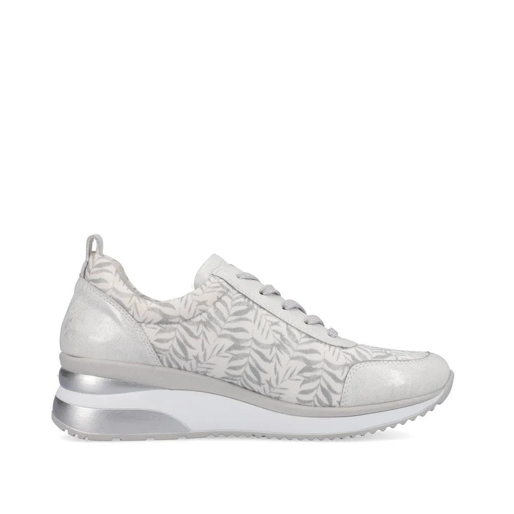 Remonte Ladies Wedge Heel Lace Up Sneaker
