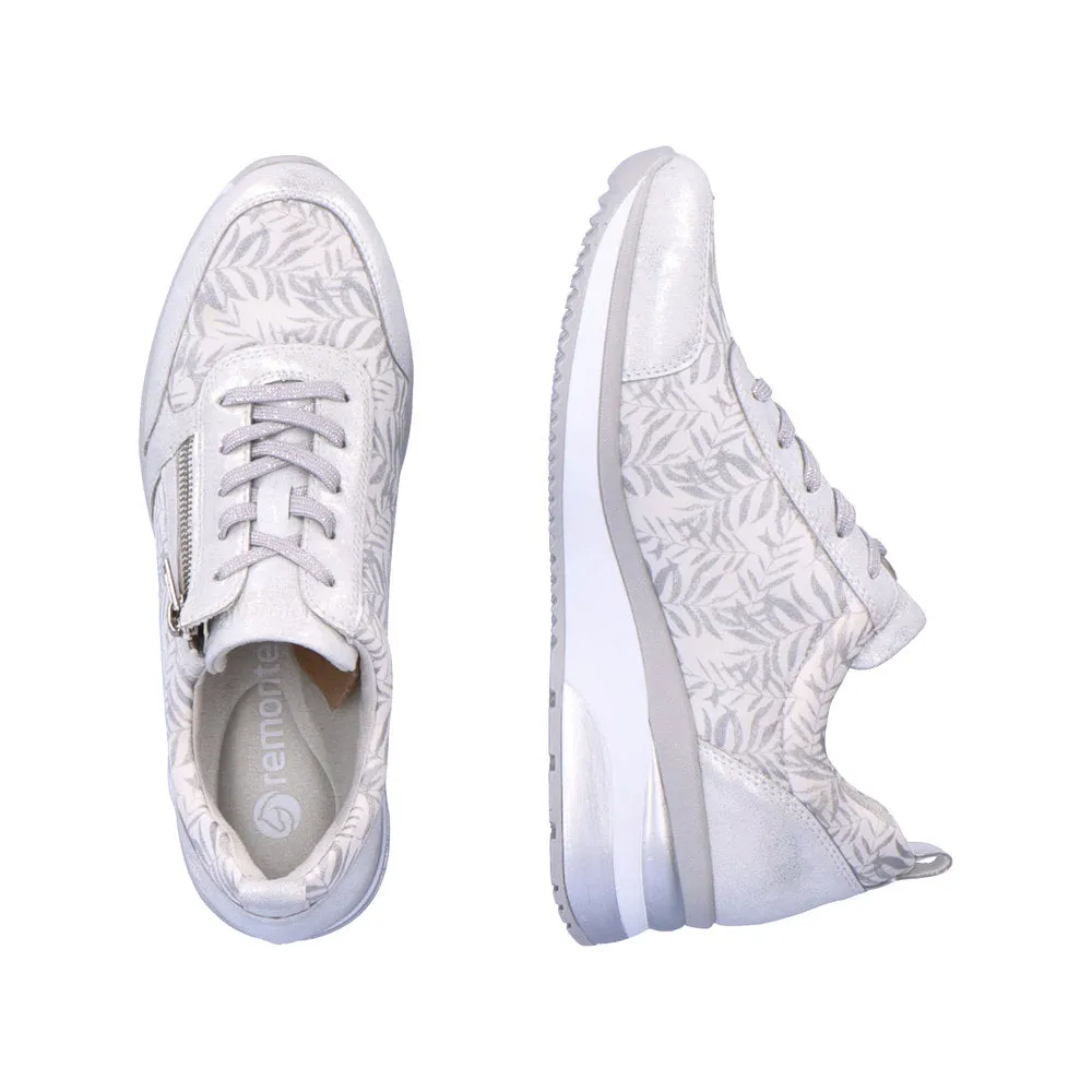 Remonte Ladies Wedge Heel Lace Up Sneaker