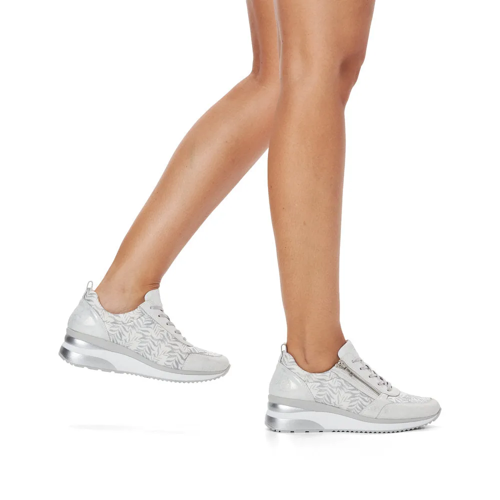 Remonte Ladies Wedge Heel Lace Up Sneaker