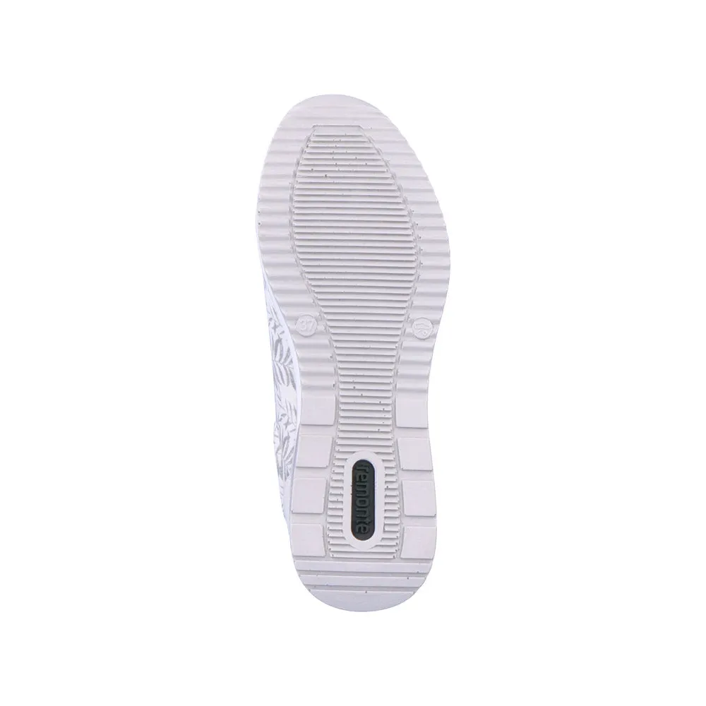 Remonte Ladies Wedge Heel Lace Up Sneaker