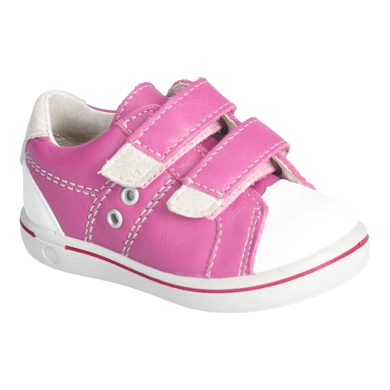 Ricosta Shoes | Nippy Velcro | Rosada Pink & White