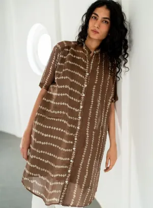 Rosewood Bandhej Tunic
