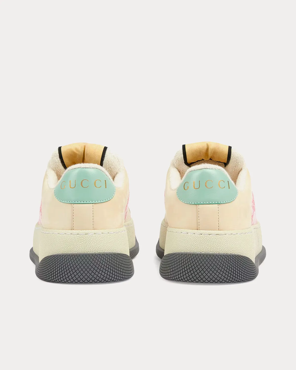 Screener GG Canvas Pink / Beige Low Top Sneakers