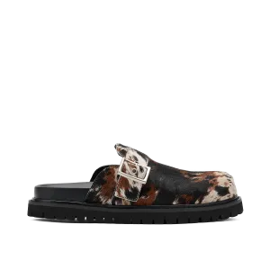 Shiloh Dark Horse Loafer Mules