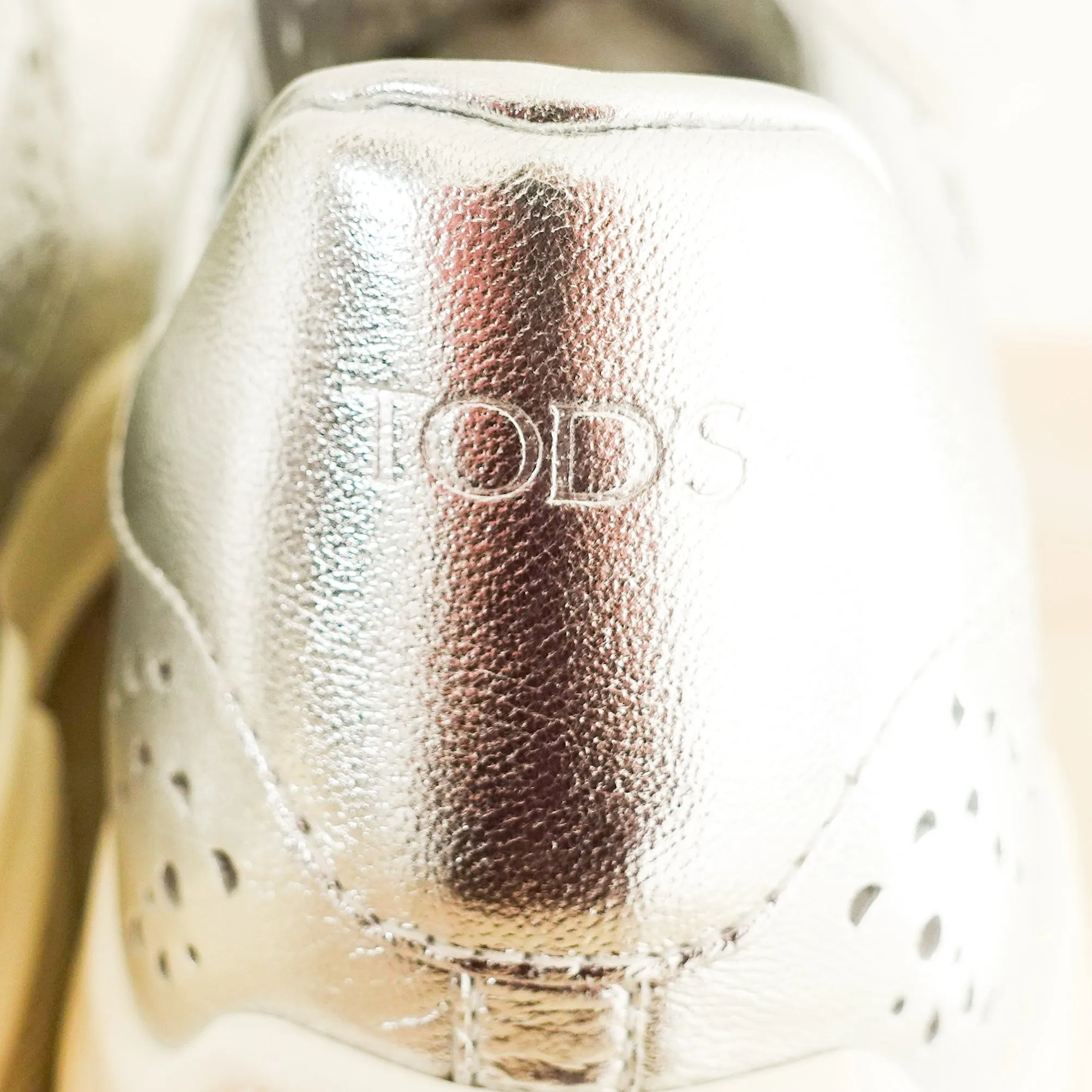 Silver trainers RRP £500