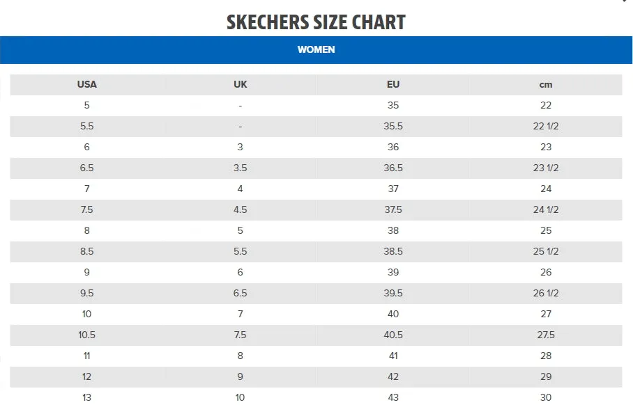 Skechers (GAR76580EC) Ladies Cozard Sr in UK 3 to 8