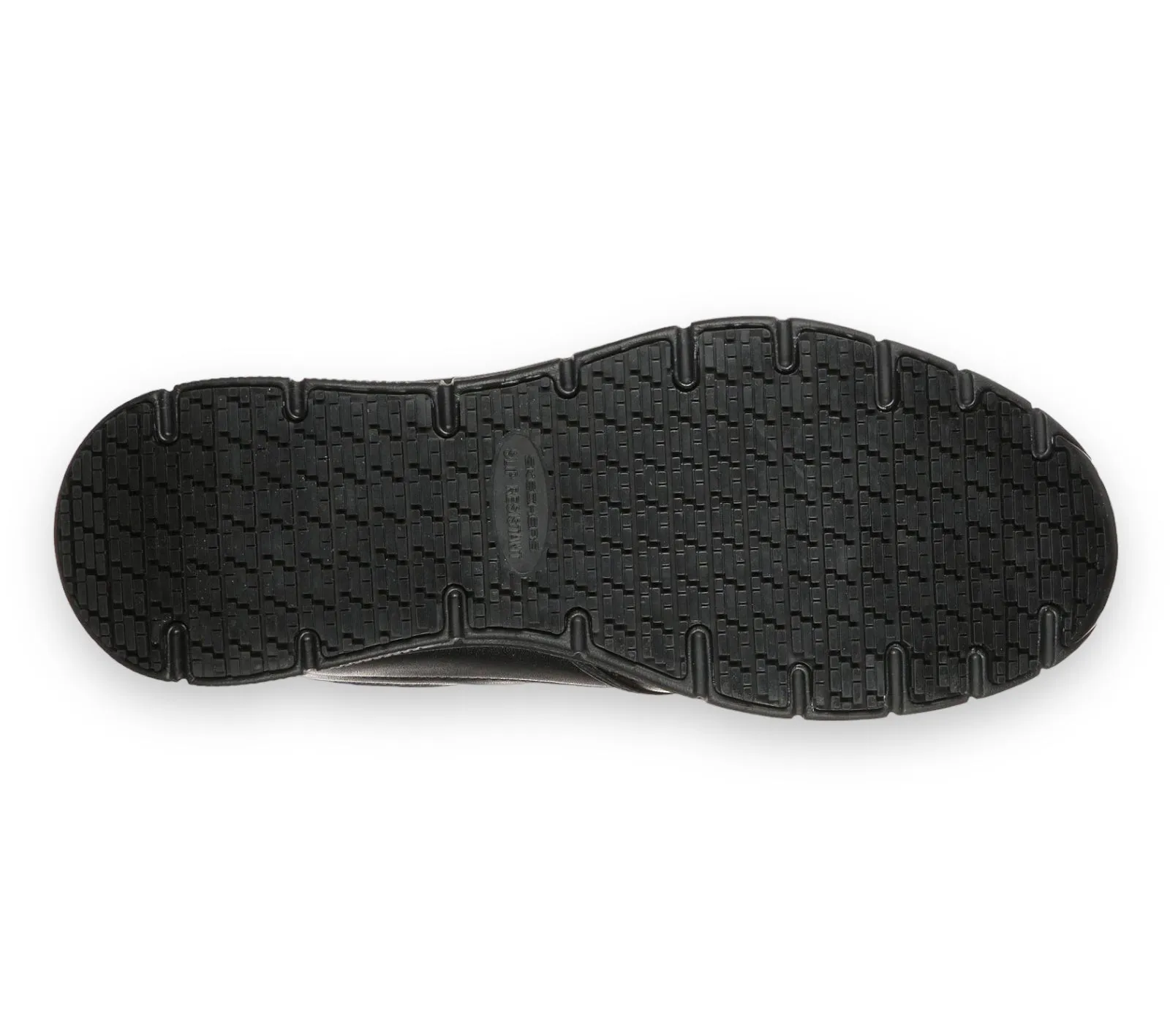 Skechers - Men - Black Slip-On - Slip Resistant Shoe