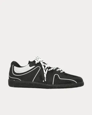 Sporty Mix Retro Black Low Top Sneakers