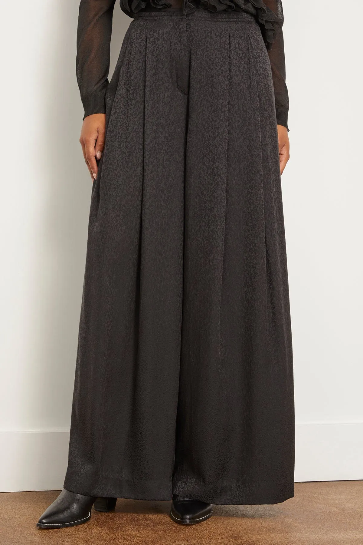 Trapeze Pant in Black