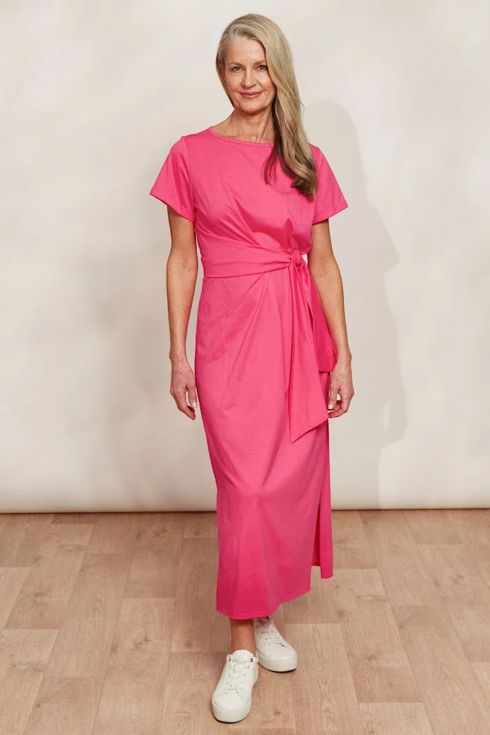 VERANO TIE DRESS - MUSK