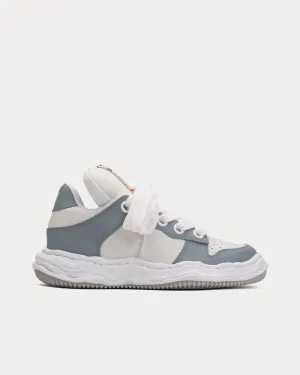 Wayne Puffer OG Sole Leather Grey / White Low Top Sneakers