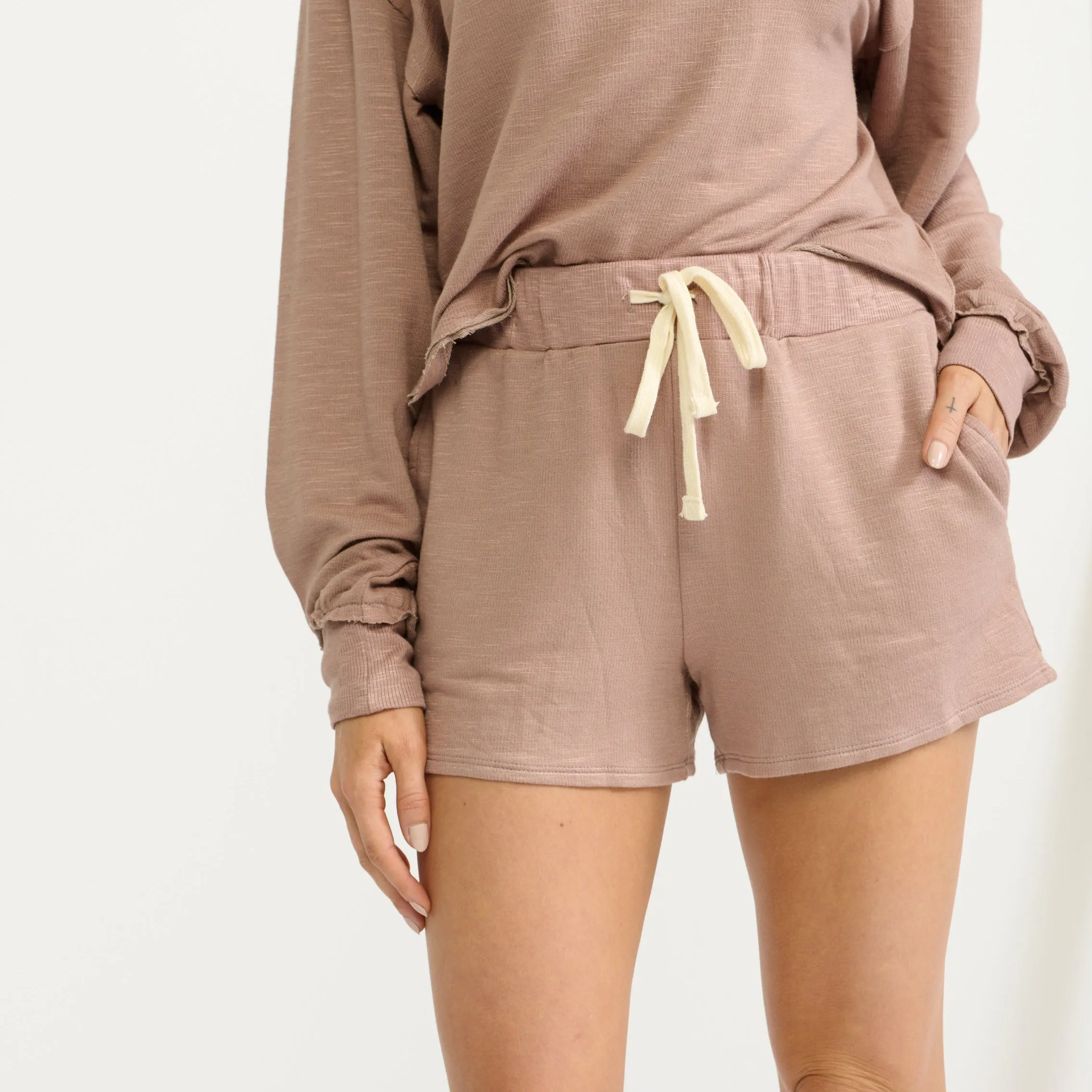 Woke Up Late Set - Shorts