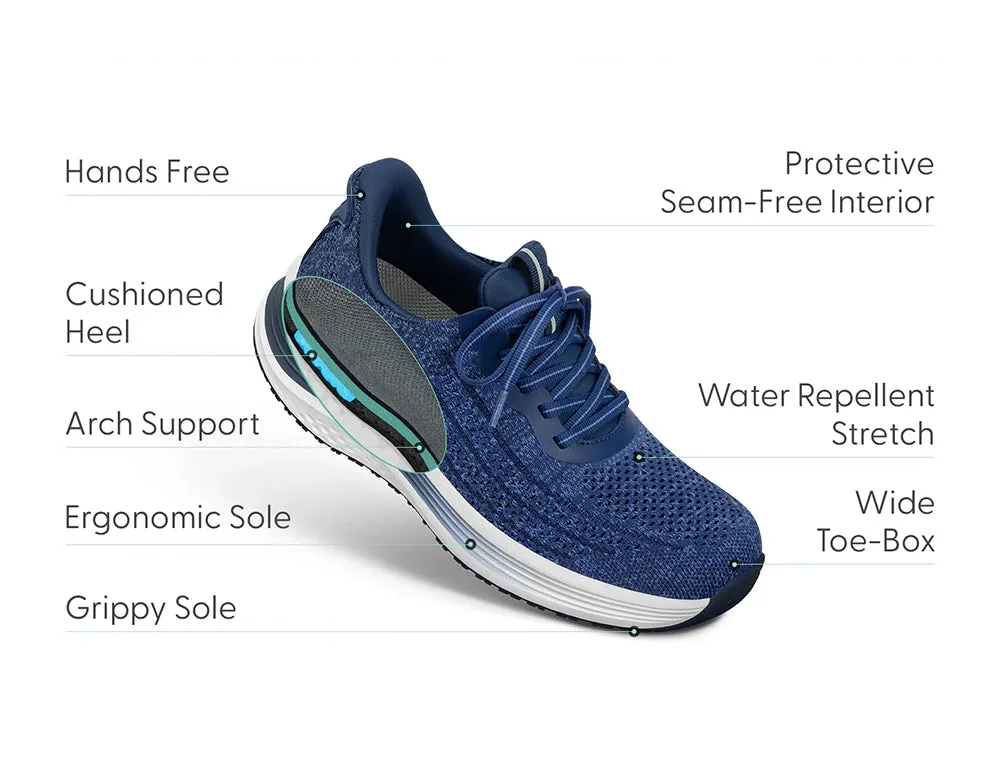 Womens Hands-Free Nira Indigo Trainers
