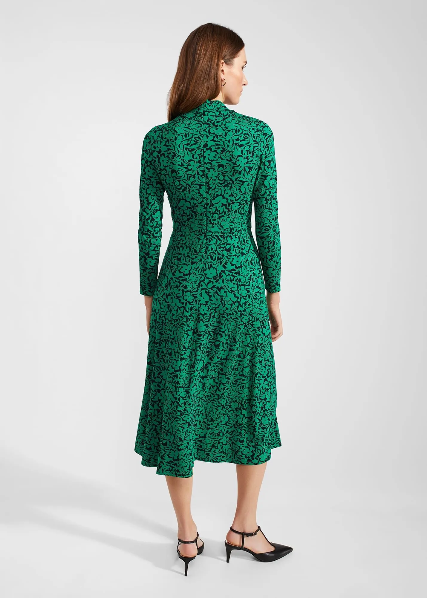 Yasmin Jersey Dress 0124/5157/3669l00 Green-Navy